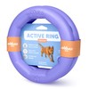 APAWLO Pets Active Ring Dog Toy for Fetch, Tug &