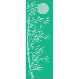 Gaiam Yoga Mat GREEN BAMBOO Thick 4mm Non Slip Exercise Mat 68"x24 Durable NWT