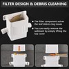 Downspout Diverter, Rain Barrel Diverter Kit-Rainwater Collection System Fits 2x3