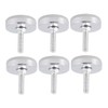 6pcs Heavy Duty Adjustable Furniture Levelers Tee Nut Design Non-Slip