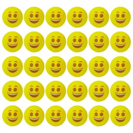 Regerly Table Tennis Balls, Pack of 30 Fun Balls Training Ping Pong Balls Table Tennis with Emojis Table Tennis Balls Set for the Amusement Park Launch Machine Happy withdrawn amount