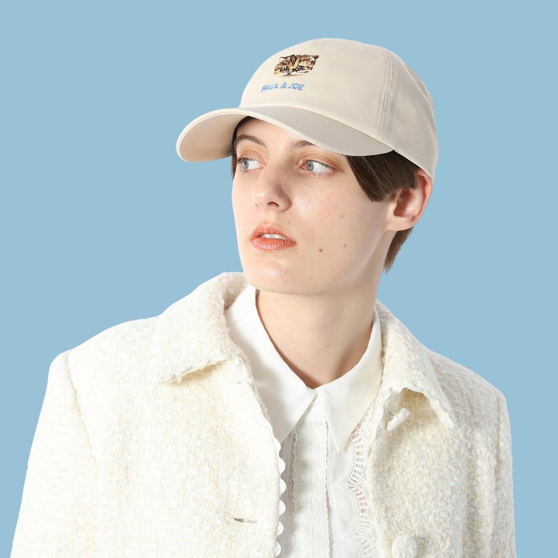 Paul & Joe 69439 ACCESSOIRES Cap with Cat Embroidered Brand