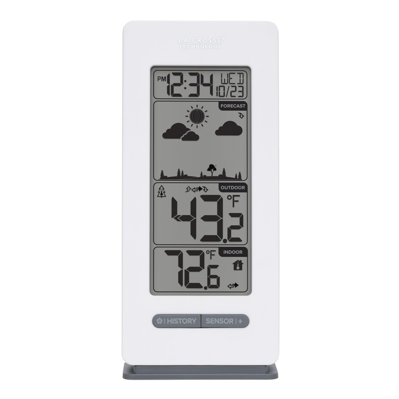 La Crosse Technology 308-1415FCT-NH Battery Operated Monochromatic Digital Forecast Station