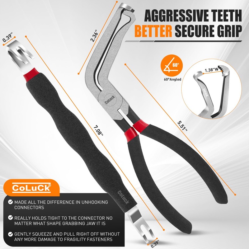 Electrical Disconnect Pliers 37980,60 Degree,Electrical Connector Separator 13120, Electrical Connector