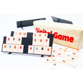 EverVanz Rummikub Compact Travel Edition, Travel Game from 6 Years, Board Game for 2 to 4 Players e02