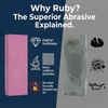 Ruby Sharpening Stone 3000 Grit Fine Whetstone, Water Sharpening Stone