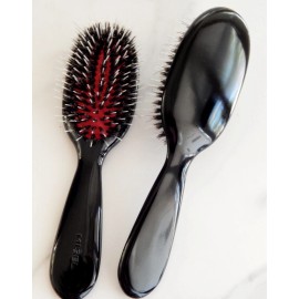 Misel Portable Travel Size Mini MISEL Professional Boar Bristle & Nylon Hair Brush