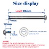 M8x90mm Axles Screws for 2-3-4-Wheel Kid Scoote Replacement Micro Mini