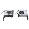 2pcs Laptop CPU GPU Cooling Fan 4 Pin Silent Efficient