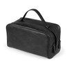 Londo Two Compartment Genuine Leather Travel Bag - Unisex (Black)