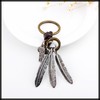 White Fang AZ256 Key Ring, Key Ring, Leather, Keys, Wolf,