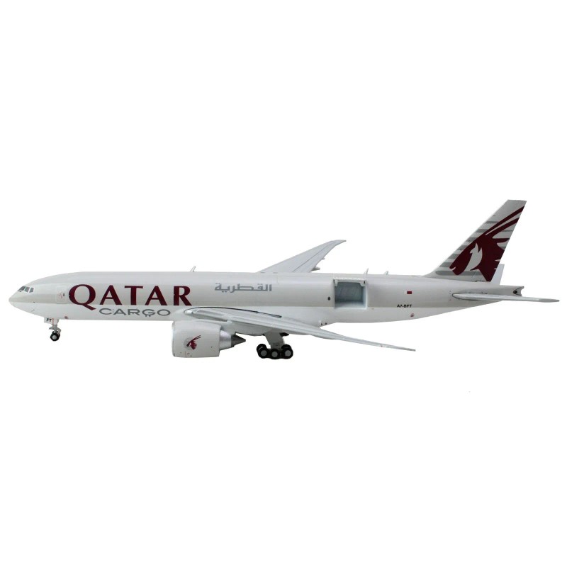 DCD Boeing 777F Commercial Aircraft (A7-BFT) 1/400 Diecast Model Gray