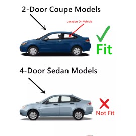 NAGD Fits 2008-2011 Ford Focus 2Dr Coupe Driver Left Side Rear Quarter Glass Window