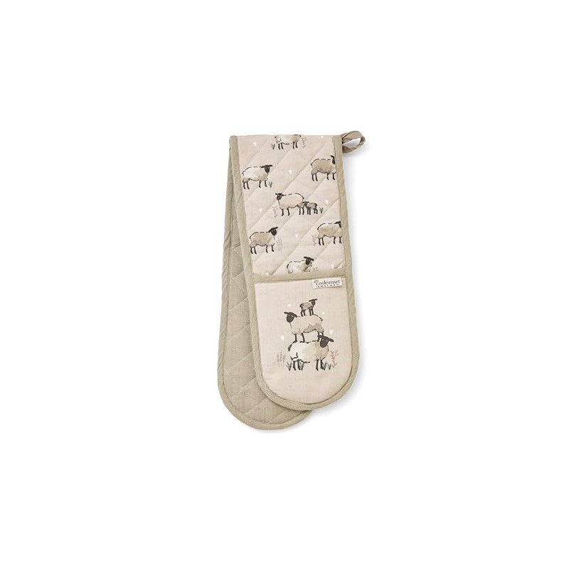 Cooksmart Double Oven Gloves Heat Resistant | British Designed Heat