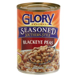 Glory Foods, Seasoned, Blackeye Peas, 15 oz (Pack of 3)