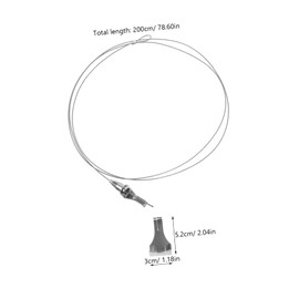 Operitacx Adjustable Picture Hanging Wire Kit 6 Sets of Heavy Duty Picture Rail Hooks for Wall Art Includes Loop and Hook for Gallery Displays and Home Decor