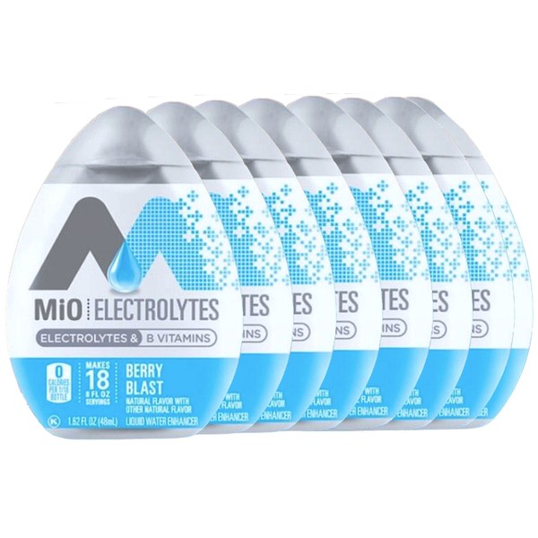 Mio Electrolytes Berry Blast B Vitamins Liquid Water Enhancer 1.62 fl oz (8)