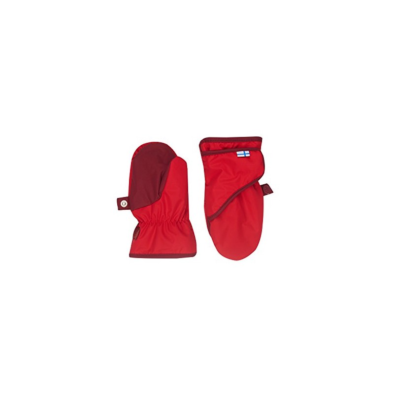 Finkid Lapanen Red Cabernet Wind & Waterproof Children's Winter Gloves