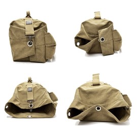 Oarea Multifunctional Military Tactical Canvas Backpack Men Male Big Army Bucket Bag Outdoor Sports Duffle Bag Travel Rucksack