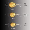 Bucht Colorado Blade Lures Tuning Parts Bass Fishing (10 Gold,