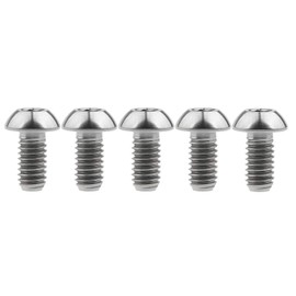 Ruifu Titanium Alloy Hex Socket Head Screw M4x6 8 10 12 15 20mm Bicycle Repair Pack of 5 (M4x8mm, Titanium)