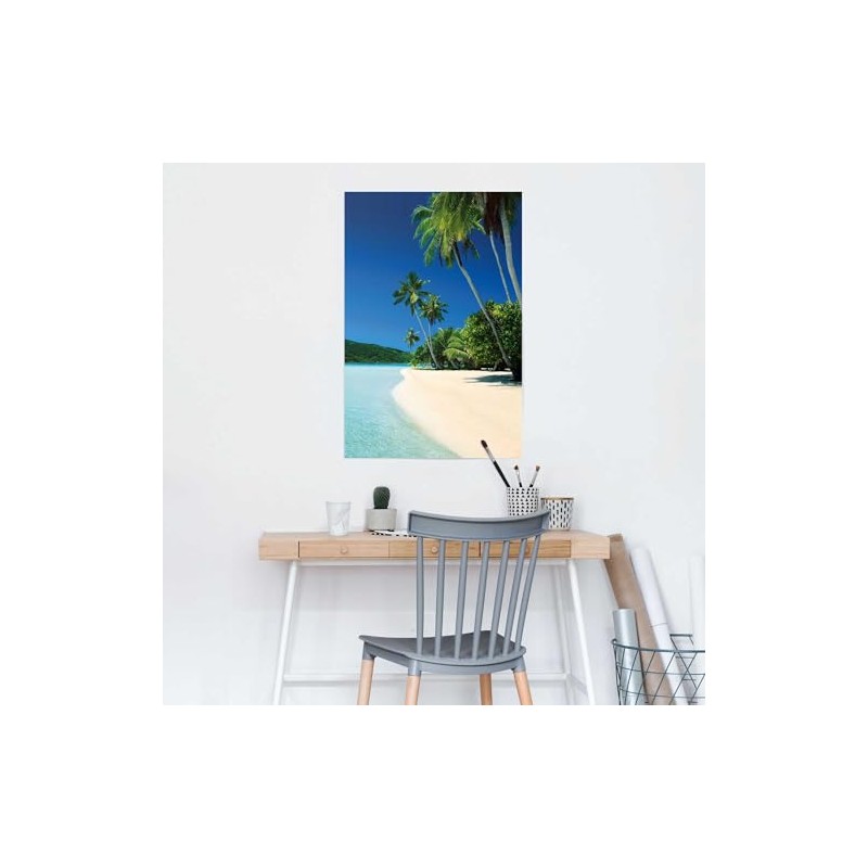 REINDERS Poster Dream Beach Paper 61 x 91.5 cm Blue