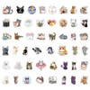 100 Pieces Cute Cat Stickers for Water Bottle, Laptop, Phone,