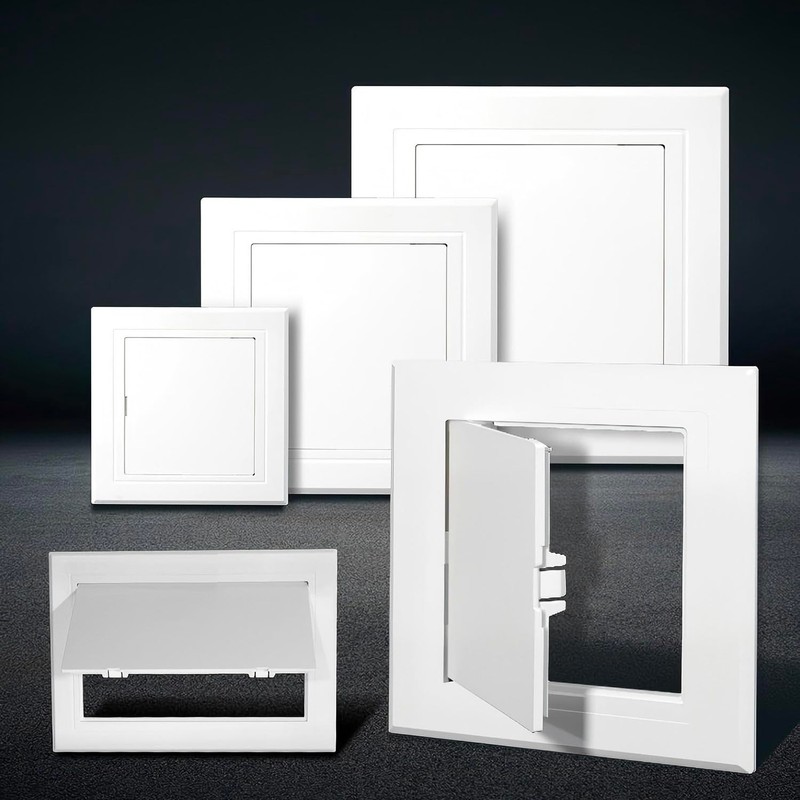 Qrity 4x6 Inch(100×150mm) Access Panel, Paintable Easy Access Doors, ABS