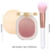 Lilyloria Matte Face Blush Powder for ‌Cheeks‌ with Brush ‌Blendable‌