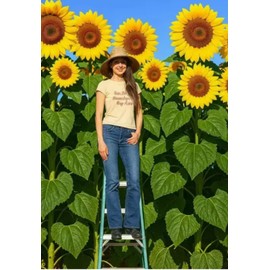 Skyscraper Sunflower Seeds – 20 Seeds, Rare Giant Variety – Grows 15–20 Feet Tall – Exotic, Tall Garden Sunflowers – Pollinator-Friendly