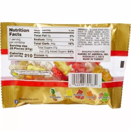 HARIBO Gold Bears, Gummi Candy, Pocket Size, 2-Ounce (Box of 24 Count)