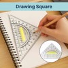 Set Square with Handle, Small and Large Flexible Set Square