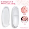 krofaue Nail Dip Container Dipping Powder Tray French Nail Smile