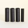 12 mL Black Paperboard Lip Balm/Salve/Cosmetic/Lotion Tubes (12)