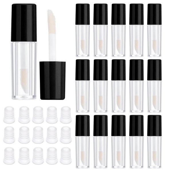 Kighdel 15PCS Lip Gloss Tubes,Lip Gloss Tubes Empty Portable Empty