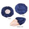 4 Pieces Silky Satin Bonnet Hair Cap Double Layer Sleep