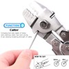 Glarks Up To 2.2mm Wire Rope Crimping Tool With 150Pcs