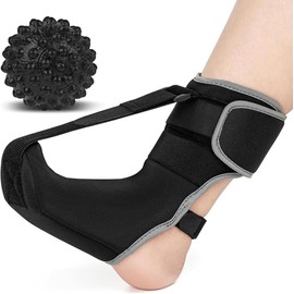 TOFBS Foot Lifter Splint Orthosis Set Massage Ball Plantar Fasciitis Support Ankle Brace Night Splint Foot Bandage Pain Relief