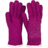 styleBREAKER 09010010 Women's Warm Gloves with Rhinestones and Fleece, Winter