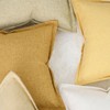 Madizz Set of 2 Linen Cushion Covers with Wide Edge,