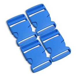 Lakesstory 4 Pcs Plastic Side Release Buckles Blue 1.5 inch Buckles for Straps 38mm Perfect for Paracord Bracelets Craft Accessories Backpack Straps and Pet Collars Strap Webbing Backpack Accessories