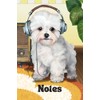 Bichon Frise Lined Notebook - Dog Lovers - The Pet