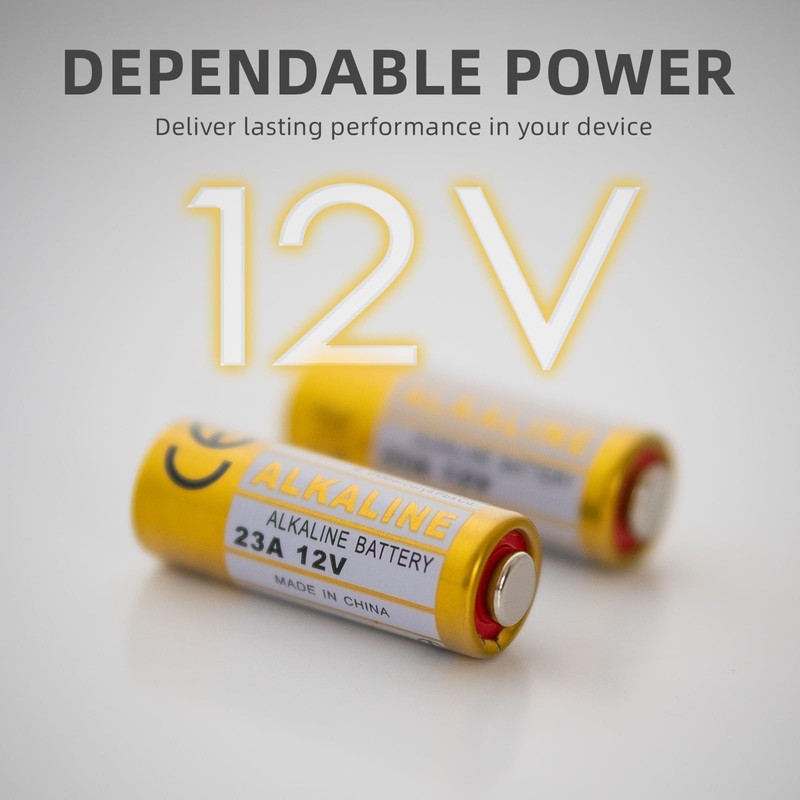 Soyasi 6-Pack A23 23A Volt Alkaline Battery, Long Lasting 23A