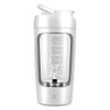 Electric Shaker Bottle for Protein Mixes USB Rechargeable (White)