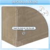 sourcing map 4Pcs Stretch Armrest Covers, Polyester Soft Armchair Slipcovers