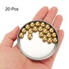 sourcing map 20 Pcs Precision Solid Brass Bearing Balls 10mm