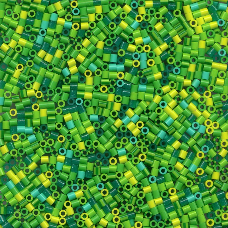 Perler Beads Fuse Beads for Crafts, 1000pcs, Jewel Green