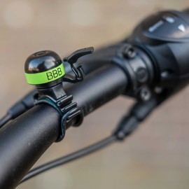 BBB Cycling Unisex-Adult MiniFit BBB-16 Cycling Bike Fahrradklingel Mini Lenker Sound Bell für Renn-und Rennräder Grün, Einheitsgröße