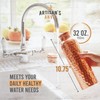 Artisan's Anvil Copper Water Bottle - 32oz - Versatile and