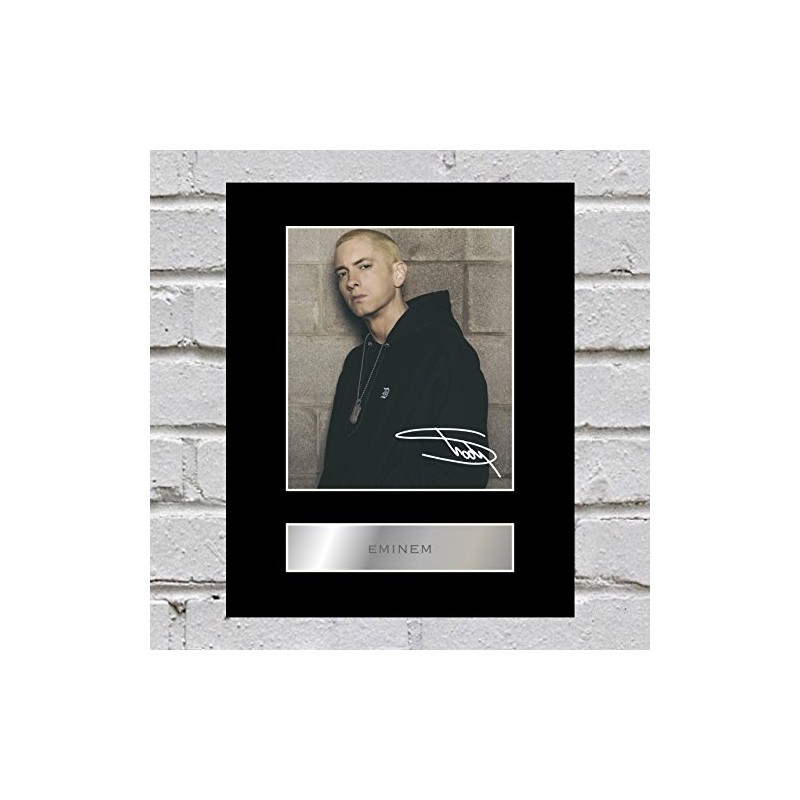 Eminem Signed Mounted Photo Display